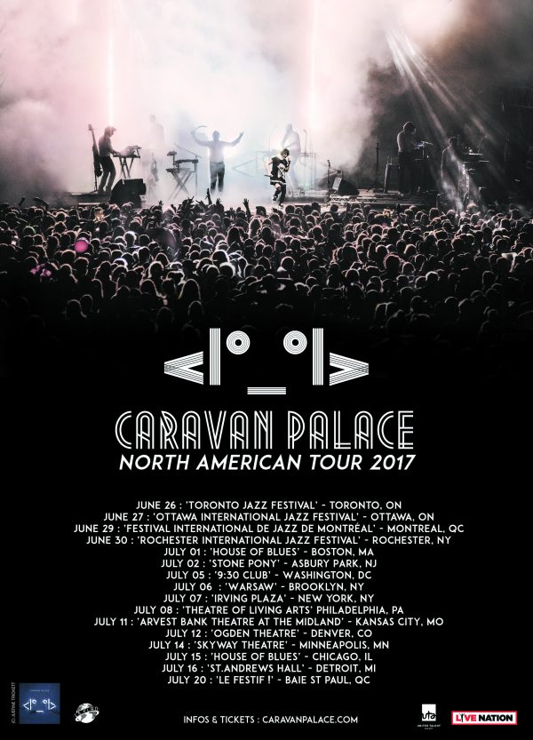 caravan palace tour info